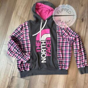 Upcycled Northface Hoodie - Flipped Stitches